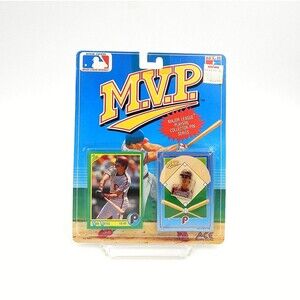 Von Hayes Philadelphia Phillies 1990 MVP Collector Pin Card Set Ace Novelty NIP